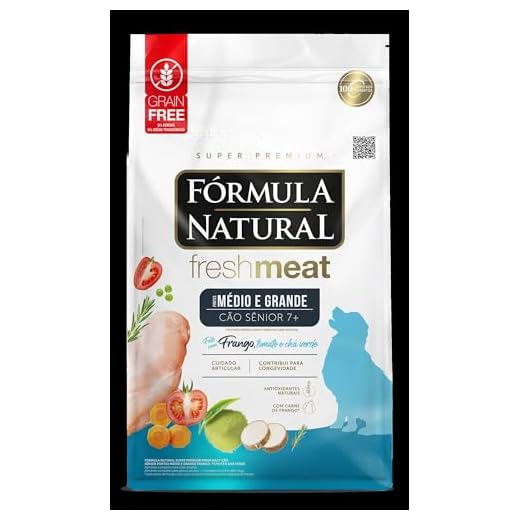 Ração Fórmula Natural FreshMeat para Cães Sênior de Médio Porte Sabor Frango 2,5kg