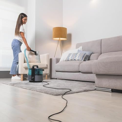 Miniatura 5 de Cecotec Limpiador Aspirador De Tapicerías - Alfombras Con Cable Conga 4000 Carpet Spot Clean. 400w Y 12kpa De Succión, 2 Depósitos - Agua Limpia Y Sucia-, Pulverizador De Agua, Radio De Acción 5m