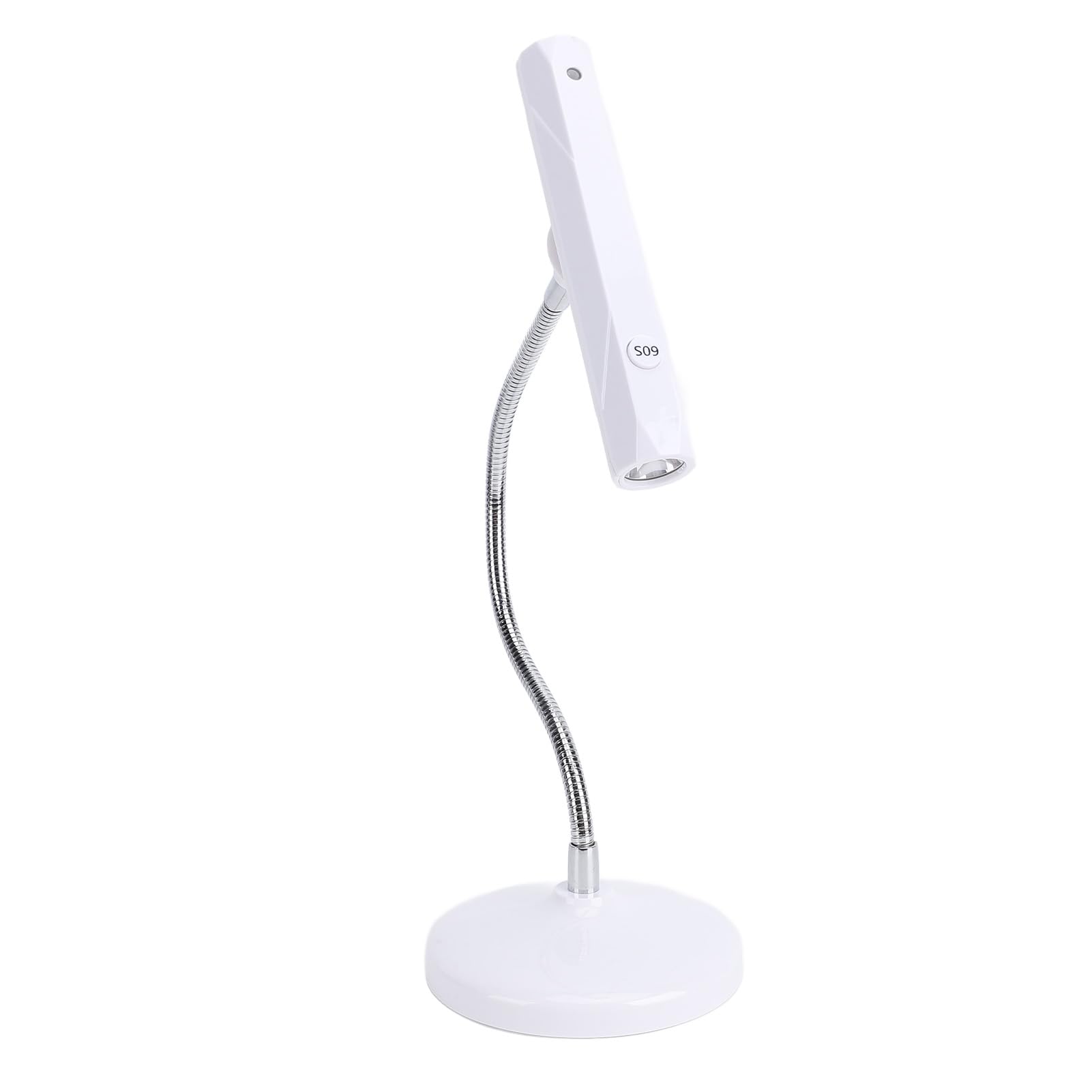 Lampada per Unghie Portatile Precisa, Essiccatore Magnetico Ricaricabile per Uso Domestico Professionale, Lampada per Unghie LED a Collo di Cigno Senza Fili per Principianti e Professionisti
