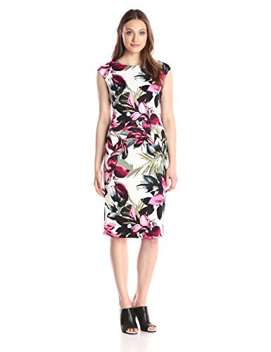 Maggy London Women's Patio Lily Printed Sheath Dress