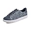 Night Blue Glitter Laceup 1405