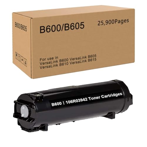 Image of Versalink B600 Toner Cartridge 106R03942 Replacement Compatible for Versalink B605 Toner 106R03940 106R03944 for Xerox B600 B605 B610 B615 Printer (1 Black, High Yield)