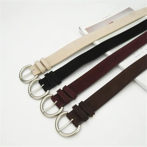 Women Frosted Pin Buckle Jeans Dress Belt All-Match Decoration Vintage Belt3