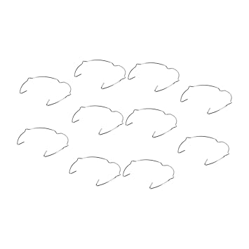 10pcs Downlight Retaining Spring Clips for Type Spotlight Bulb Retaining Clips Easy Installation for Lighting Fixtures Homes and Offices