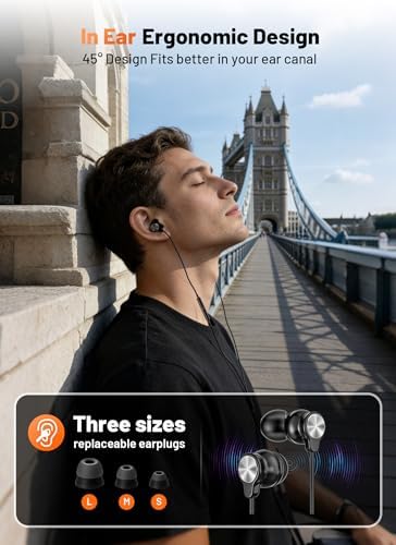 USB C Headphones for iPhone 17/16/15,Wired Earbuds USB C for Galaxy S26 25 - 1