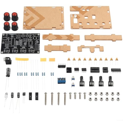 ICL8038 Kit de bricolage générateur de signal avec XR2206, basse fréquence 5 Hz 400 kHz, prend en charge les formes d'onde en dents de scie carrées en avant et arrière du triangle sinusoïdal