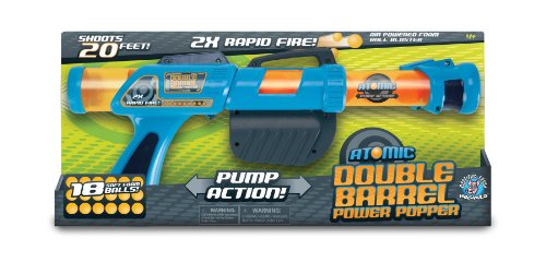 Hog Wild Atomic Double Barrel Power Popper Foam Battle Toy