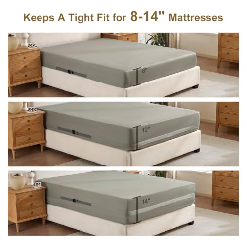 Fitted Sheet Only Queen with Dual Straps and Buckles 1000 Thread Count - image 6