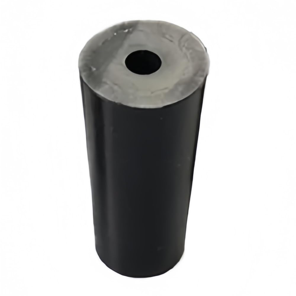 Black Conical Plugs High Temp Silicone Rubber, Round Powder Coating Plugs Masking Blanking Hole Stoppers(8.5x11x23mm)