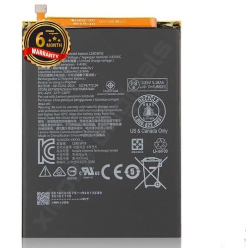 Image of L18D1P33 Battery for Lenovo Tab V7 6.9 inch ZA4L0052IN Battery with 6 Months Warranty***(O197)