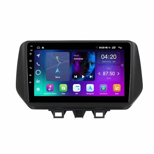 Radio de coche 2 DIN para Hyundai Tucson 2018-2020 con Carplay inalámbrico y Android Auto