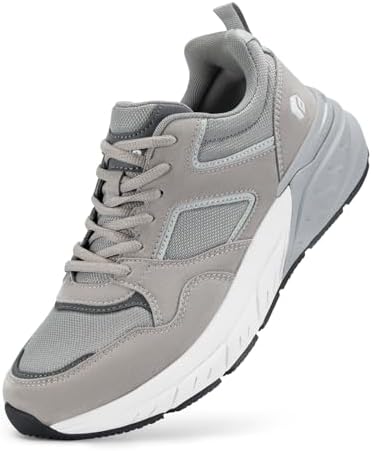 FitVille Laufschuhe Herren Sneaker Extra Weit Turnschuhe Atmungsaktive Sportschuhe Outdoor Straßenlaufschuhe Bequeme Walking Schuhe