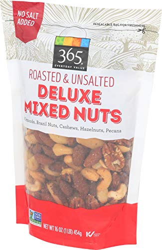 365 by Whole Foods Market, Unsalted Deluxe Mixed Nuts, 16 Ounce - Thumbnail 5