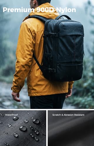 Image of IKYWT 80L Vacuum Seal Travel Backpack with Compression System | Expandable, 5kPa High Power Pump, 17 inch Laptop Compartment, TSA Lock, Water-Resistant