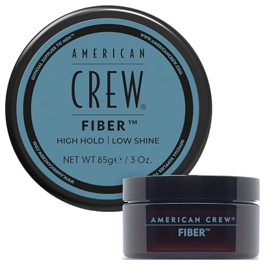 Men's Hair Fiber by American Crew, Like Hair Gel with High Hold with Low Shine, 3 Oz (Pack of 1)