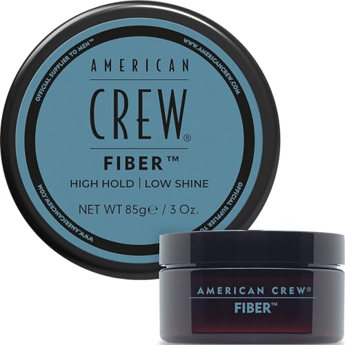 American Crew Fiber, Cera Capelli Uomo, Tenuta Forte & Finish Opaco, Texturizza & Ispessisce i Capelli, 85g