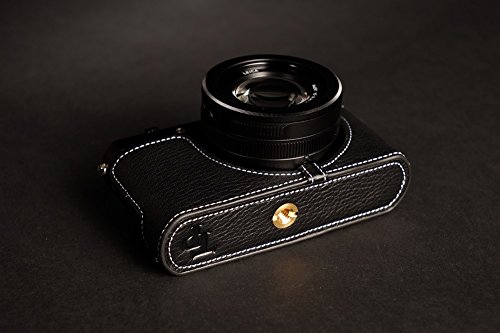 Handmade Genuine Real Leather Full Camera Case Bag Cover For Leica D-Lux Typ 109 D-Lux7 Black Color #TOP5