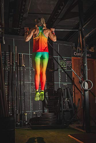 Legging Hupi Tara Colorido, Cor: Verde/alaranjado, Tamanho: P