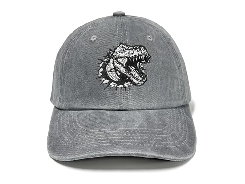 Image of Embroidered Animal Hat Gift for Men Women, Adjustable Baseball Cap | Animal Lover Collection, Casual Outdoor Wear, Breathable Cotton Fabric, Adjustable Buckle Closure