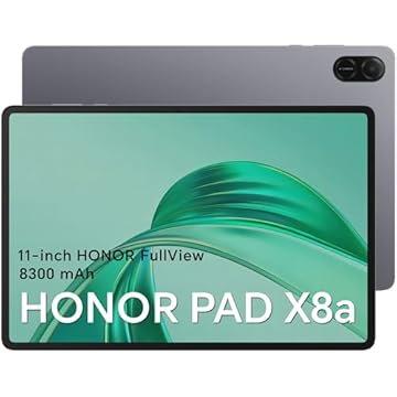 HONOR Pad X8a 11 Pollici 90Hz Eye Protection Display 4GB/128GB WIFI 8300mAh Batteria Tablet, 4 Altoparlanti, Android 14, Space Gray [Versione italiana]