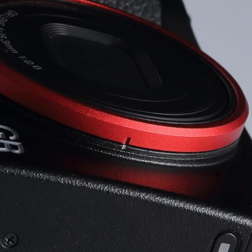 Anillo Decorativo para Lente de Metal GRIII para Cámaras Ricoh GR III gr3, Reemplaza el Anillo GN-1 (Rojo) miniatura 6