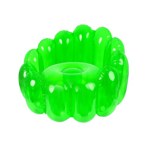 Liqzirtu Sofá Inflable - Tumbona Inflable, sillón Puff Inflable | Sofá Puff de Tela, sofá Puff portátil para Juegos, Fiestas, Salas de Estar y reuniones al Aire Libre.
