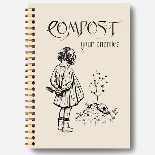 Guymn Compost Your Enemies - Carnet de notes rigide 14 x 21 cm avec reliure à anneaux