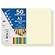 Dohe - A3-Karton, cremefarben, für Bastel- und Druckarbeiten (50 Stück) - 21 x 29,7 cm - 180 g/m² - Büromaterial