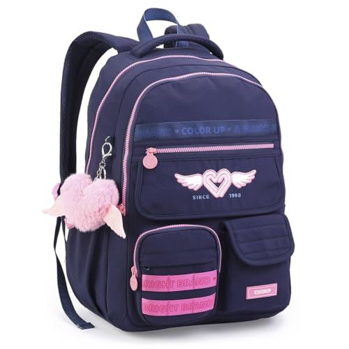 Mochila Color Up Menina Feminina Juvenil Adulta Costa (Azul)