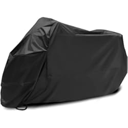 Cubre Moto Honda Funda para Moto, MCSQK Cubierta de la Moto/Cubierta para Motocicleta Impermeable Funda Protector Cubierta de la Moto UV Protectora los Agujeros, Resistente al Viento para Protección al Aire Libre