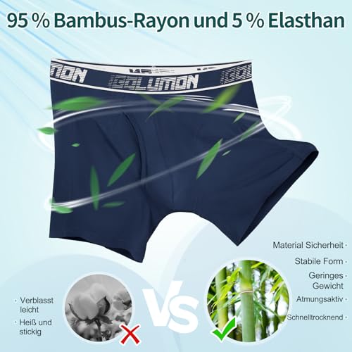 Ropa interior transpirable que elimina sudores y rozaduras con bolsillo 3D 2