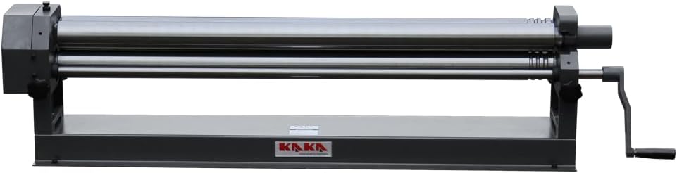 KAKA INDUSTRIAL Slip Roll Machine 51Inch Width 16 Ga.(0.06Inch) Thick Steel Capacity, Sheet Metal Curving Rolls for Workshop, HVAC and Fabrication Shops W01-5116