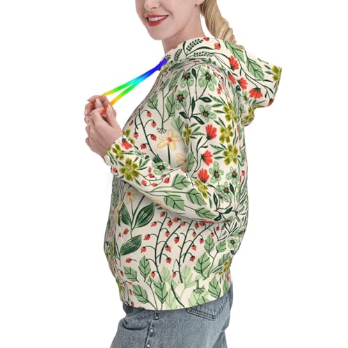 Pull à capuche extensible Roadside sweat imprimé rose pour vos sorties cocooning - 2