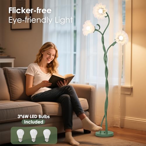 50% Off Modern Tree Floor Lamp with 3 Color Temperatures