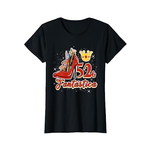 Mujer 52 Años Fantástica 52 Cumpleaños Señora Camiseta
