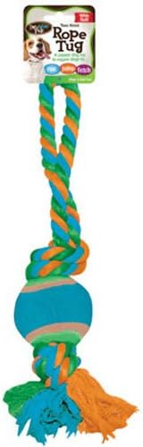 Bow Wow Knot Rope with Tennis Ball Pull