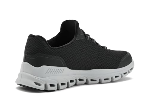 Skechers Glide-Step Noltek Herren-Sneaker, schwarz / grau, 14 – Ansicht 3