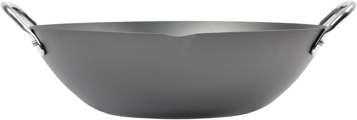 Riverlight KIWAME Premium Double-Handle Wok pan (Wok 13.0inches (33cm))