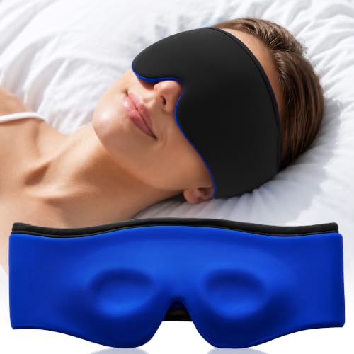 Full-Coverage Cooling Gel Eye Mask with 3D Contour