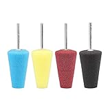 Konisches Design, diese professionellen Schaumstoff-Polierscheiben sind einfach zu verwenden auf der unebenen Oberfläche der Polierscheibe, können nach der Reinigung wiederholt verwendet werden, langlebig und umweltfreundlich.