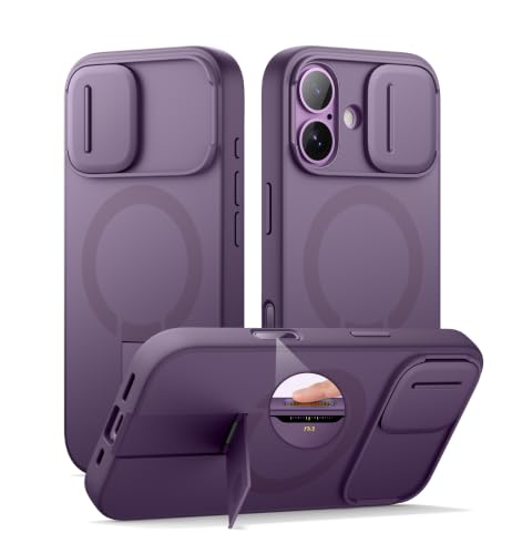 SURITCH ���C�P�[�XiPhone 17�ƌ݊��� �ƃJ�����ی�J�o�[&�J�����R���g���[���{�^��&�ƒ����\�ȃX�^���h ���h�~�ϏՌ��ی�J�o�[iPhone 17�p (�p�[�v��)