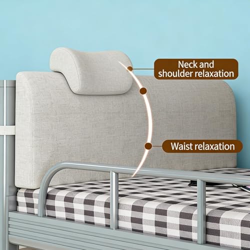 Image of Bed Hanging Headboard Pillow Washable Ergonomic Waist Protection Pillow Light Gray| Furniture | Beds & Mattresses | Headboards & Footboards