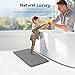 Realion Stone Bath Mat, Dries Quickly, Non-Slip Diatomaceous Earth Bath Mats for Bathroom, Super Absorbent Stone Shower Mat, Easy to Clean, 23.5
