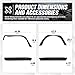 YZONA for Wrangler TJ LJ Flat Front & Rear Fender Flares Compatible with 1997-2006 Jeep Wrangler TJ & 2004-2006 Jeep Wrangler LJ, Off-Road Heavy Duty Steel Mud Guard Combo Wheel Fenders 4 PCS Kit