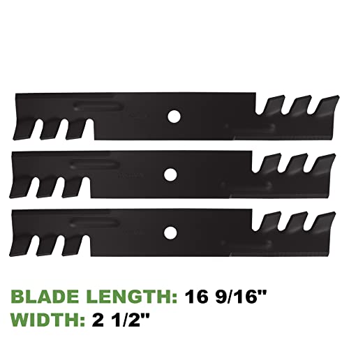 48" Deck 601804 Spindle Blade Kit Fits for Hustler 48" Raptor SD Raptor Flip Up, 3 Spindles 601804, 3 Blades 795757 796631 by Aeagle - Image 4