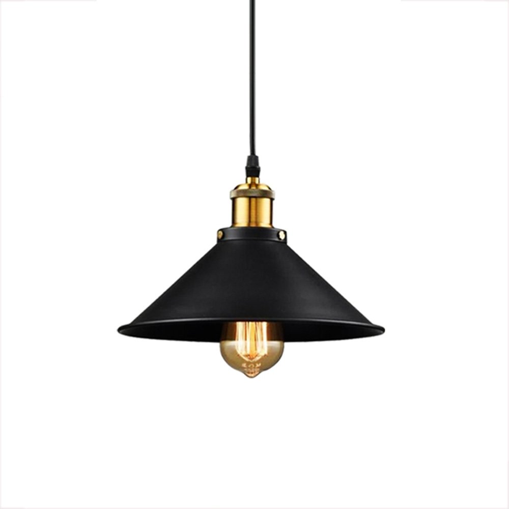 KXEcoLife Retro Creative Single Head Ceiling Lamp American Iron Lights Loft Restaurant Chandelier Nordic Industrial Village Warehouse Lighting Fixture Accessories
