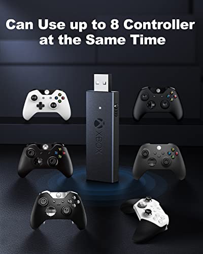 Olclss Wireless Adapter For Xbox One Controller, Usb Adapter Suitable For Pc, Laptops, Tablets, Windows 7 8 10, Fit For Xbox One, One S, One X, Elite 1, Elite 2 Controller - Low Latency #TOP3