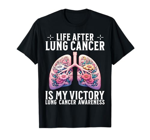 Lung Cancer Awareness Products Gifts Lung Cancer Survivor T-Shirt
