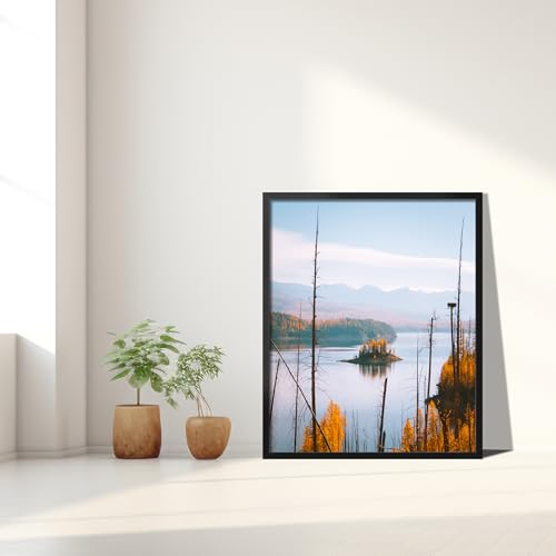 LaVie Home 26x32 Picture Frame for Wall Display, 26x32 Black Picture Frame with HD Plexiglas, 26 x 32 Photo Frame 1 Pack, Display Frame for Vertical or Horizontal, Classic Collection