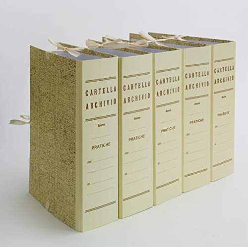 Faldone legacci incollati juta 35x25 cm dorso 8 cm Brefiocart